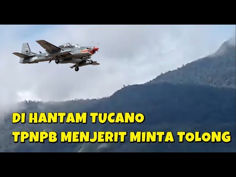 DETIK DETIK SUPER TUCANO TNI MERATAKAN MARKAS KELOMPOK PAPUA DI PEGUNUNGAN