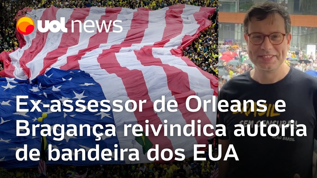 Ex assessor de Orleans e Bragança reivindica autoria de bandeira dos EUA na Avenida Paulista
