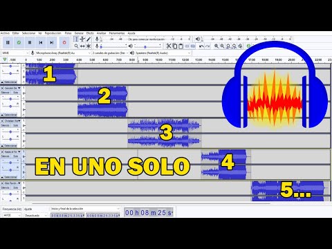 "Audacity 2025: Crea un solo audio con múltiples canciones, rápido y gratuito"