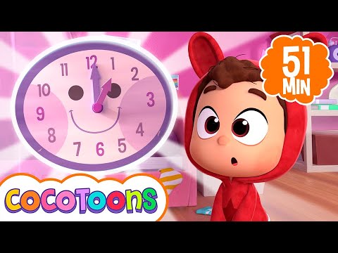 Hickory Dickory Dock 🐭⏲️ e mais música infantil de Lea e Pop em português | Cocotoons Brasil