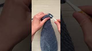 How to Make a No-Sew Tail Fin | #crochettutorial #amigurumi