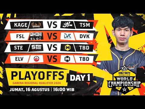 Playoff Stage Day 1 - Garena Qualifier CODM WC 2024 l Garena Call of Duty®: Mobile Indonesia