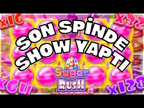 SLOT OYUNLARI 💥 SUGAR RUSH 💥SON SANİYEDE GELEN REKOR KAZANÇ SLOT #slot #slotoyunları #casino
