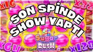 SLOT OYUNLARI 💥 SUGAR RUSH 💥SON SANİYEDE GELEN REKOR KAZANÇ SLOT #slot #slotoyunları #casino