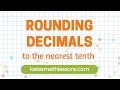 Rounding Decimals to the Nearest Tenth