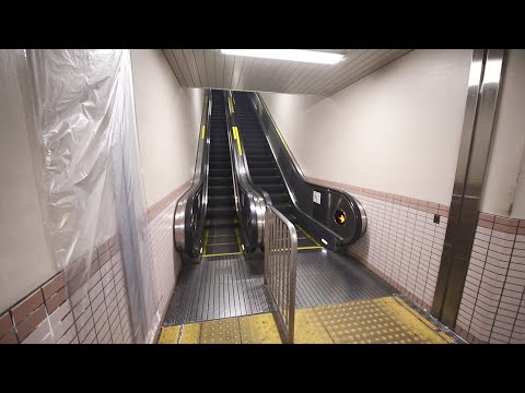 【三菱製】阪急 庄内駅 昇りエスカレーター