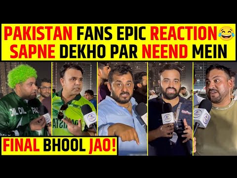 PAKISTANI FANS EPIC REACTION😂 SAPNE DEKHO PAR NEEND MEIN | FINAL BHOOL JAO! #indvspak #asiacup2025