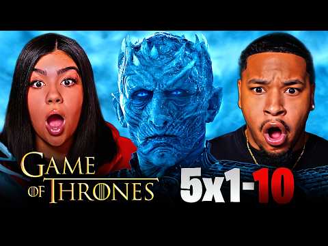 GAME OF THRONES SEASON 5 REACTION - THIS SHOW NEVER LETS US BREATHE | FIRST TIME WATCHING