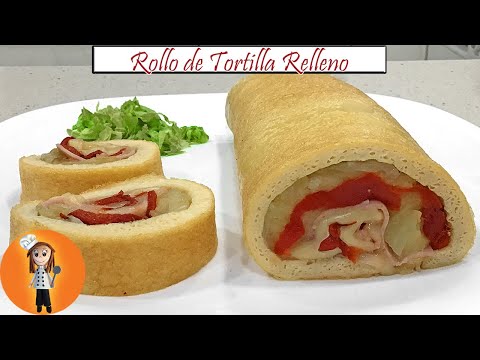 Rollo de Tortilla Relleno | Receta de Cocina en Familia