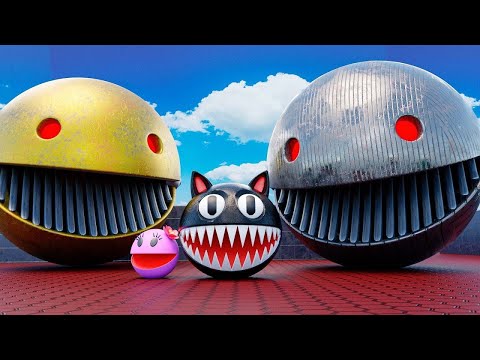 ROBOT PACMAN VS MONSTER PACMAN USE POKEMON NEW fun ADVENTURE PACMAN POKEMON V22