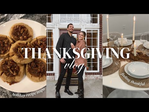 DAYS IN MY LIFE: spend thanksgiving w/ us, holiday recipe inspo, shopping + lots of cooking!