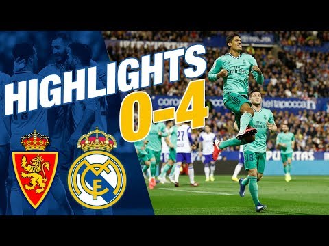 HIGHLIGHTS | Zaragoza 0-4 Real Madrid | ALL GOALS