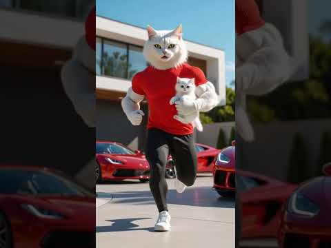 “The Protector: Cat Papa’s Promise #animation #catstory #cat #catsofinsta #aicat #catfeatures