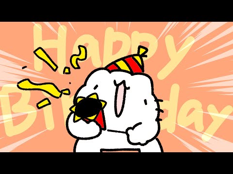 誕生日なのでお祝い動画を作りました