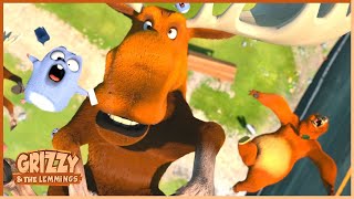 Big Top Bear | Grizzy & the lemmings | 25' Compilation | 🐻🐹 Cartoon for Kids