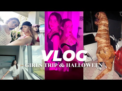 Days in my life: Girls trip 🏖️  My first Halloween party 🇺🇸 VLOG - Elaia