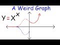 Understanding the Graph of y = x^x