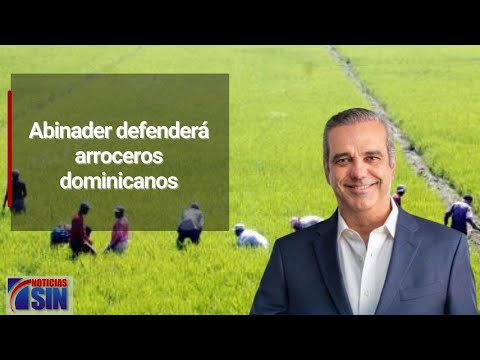 Abinader defenderá arroceros dominicanos