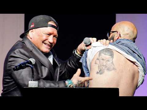 Vinny Paz ROASTS Fan With Tattoo of Him in HILARIOUS Hall Of Fame Speech
