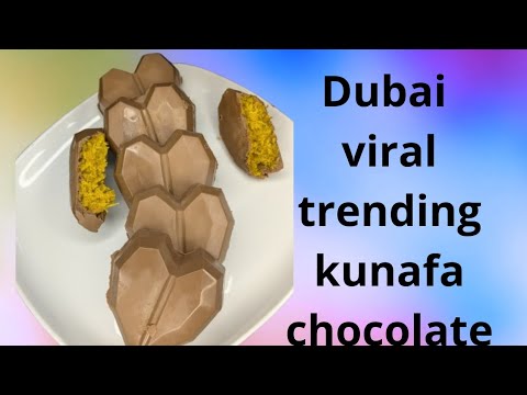 dubai viral kunafa chocolate #subscibe #share