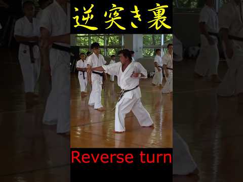 逆突き裏！Reverse turn#Kyokushin#KENSEIKAN#KARATE#blackbelt#martialarts#KURO-OBI#KATA