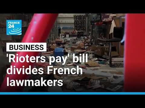 French Senate debates new 'rioters pay' bill • FRANCE 24 English