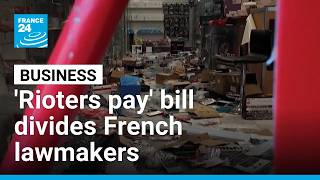 YouTube video thumbnail: French Senate Debates new 'Rioters pay' Bill 