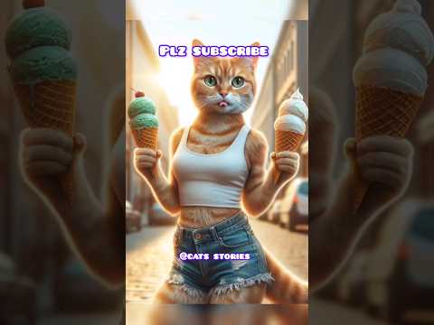 Chubby Kitten Gets Revenge On Her Evil Sister😿💪😾 #catsvideo #cutecatshorts #cat#youtubeshorts #aicat
