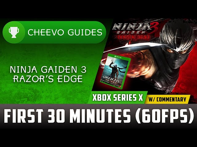 Ninja Gaiden 3 Razor's Edge (Master Collection) - Gameplay 60FPS (Xbox Series X)