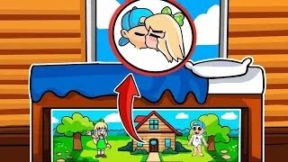 PECHOCHIN Y NANI SE BESAN DENTRO DE UNA MINI CASA💑🏡EN MINECRAFT