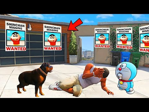 Franklin Try To Find Lost Shinchan In GTA 5 ! Shinchan Missing In GTA 5