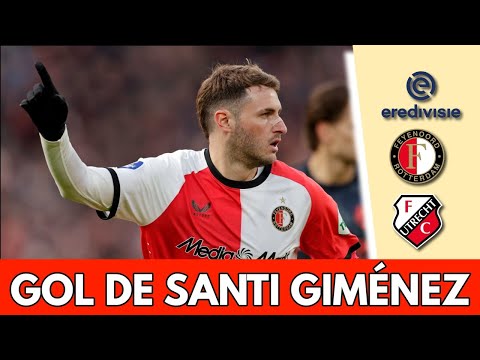 GOL DE SANTIAGO GIMÉNEZ: Desde el punto penal, CHAQUITO descuenta para FEYENOORD | Eredivisie