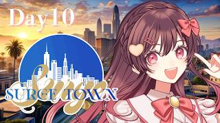 【#SURGETown】Day10￤今日はキャバクライベントに行くぞー！！イキイキ生活安全課警察🔰【めぐ/2.5次元Vsinger】