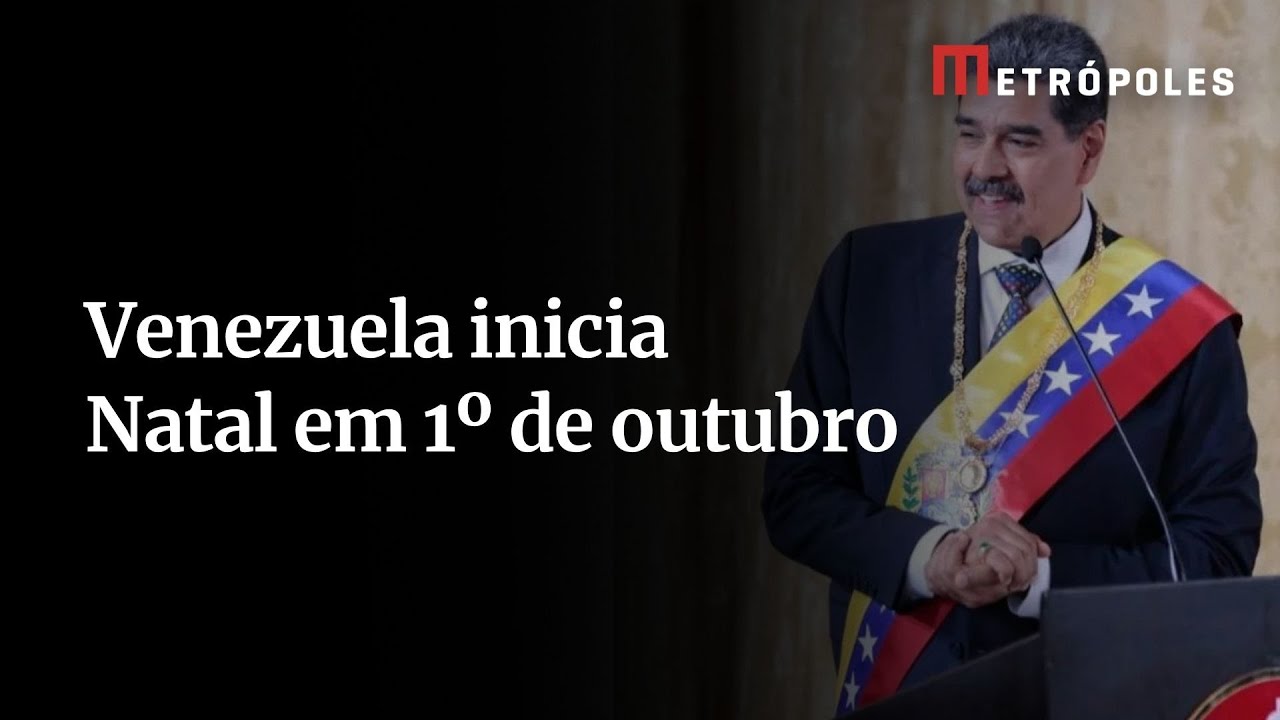 Maduro decreta início do Natal na Venezuela Direito à felicidade