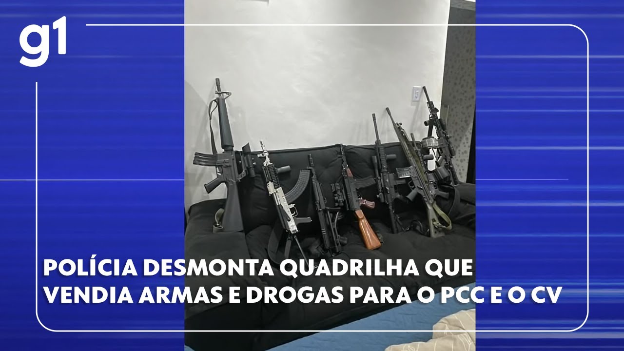 Policia Civil desmonta quadrilha que vendia armas e drogas para o PCC e Comando Vermelho no Paraná
