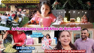 La Fiesta de Cumpleaños de mi Hija🎉+Toda la Familia se Reúne🥰Celebramos 20 Años de Bodas♥️+Abriendo🎁