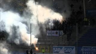 1860 Fans zündeln in Mannheim