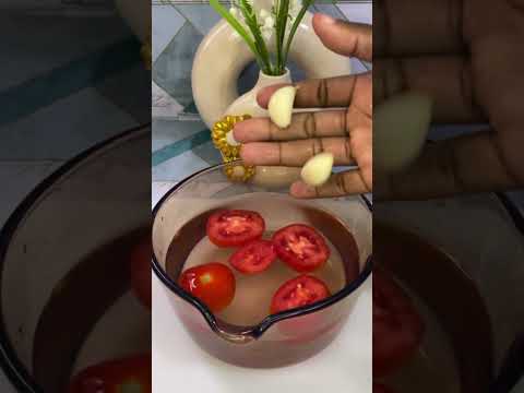 Mezcla tomate con ajo 🍅 🧄