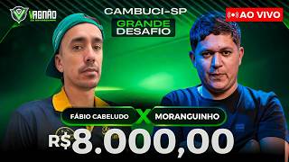 MORANGUINHO X CABELUDO  SAO PAULO CAMBUCI- NARRAÇÃO VAGNÃO ARARAQUARA - SINUCA AO VIVO - 24/04/2026