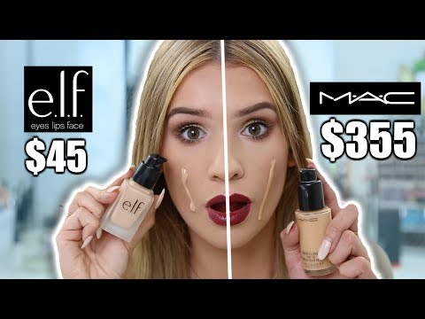 MAC VS ELF Full Face Comparison! WHAT'S BETTER?!