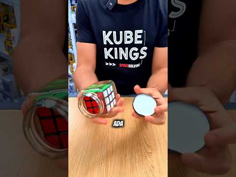 Rubik Ini Mustahil Masuk ke Dalam Botol… Tapi Ternyata Ada Triknya! 😱 #shorts