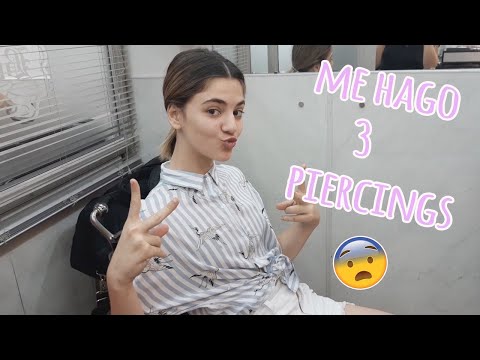 ME HAGO 3 PIERCINGS EN UN DIA