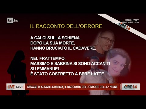 Altavilla Milicia, il racconto dell'orrore della 17enne - Ore 14 del 19/02/2024