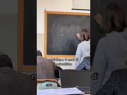 Pov: Noi dopo 5 anni di Scientifico