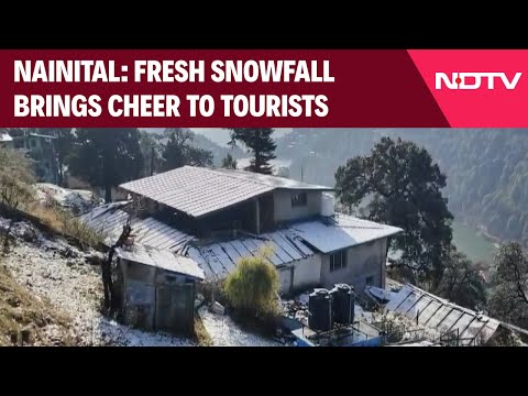 Nainital: Fresh Snowfall Brings Cheer To Tourists