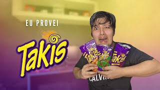 Eu provei TAKIS o salgadinho mais apimentado do mundo! 🥵