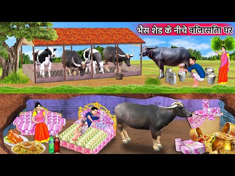 Buffalo Shed Ke Niche Underground Luxury Money House Hindi Stories Hindi Kahaniya Moral Stories