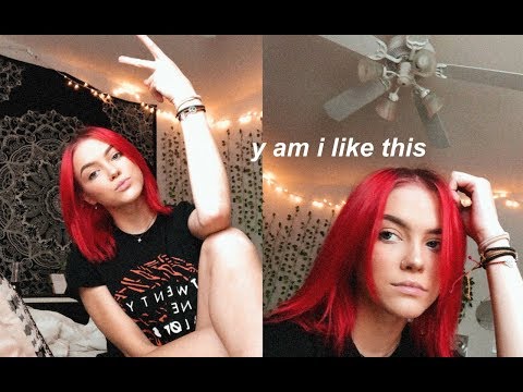 i dyed my hair for a tiktok video