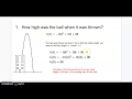 Projectile Motion Word Problems Challenge