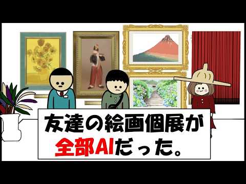 友達の絵画個展が全部AIだった。